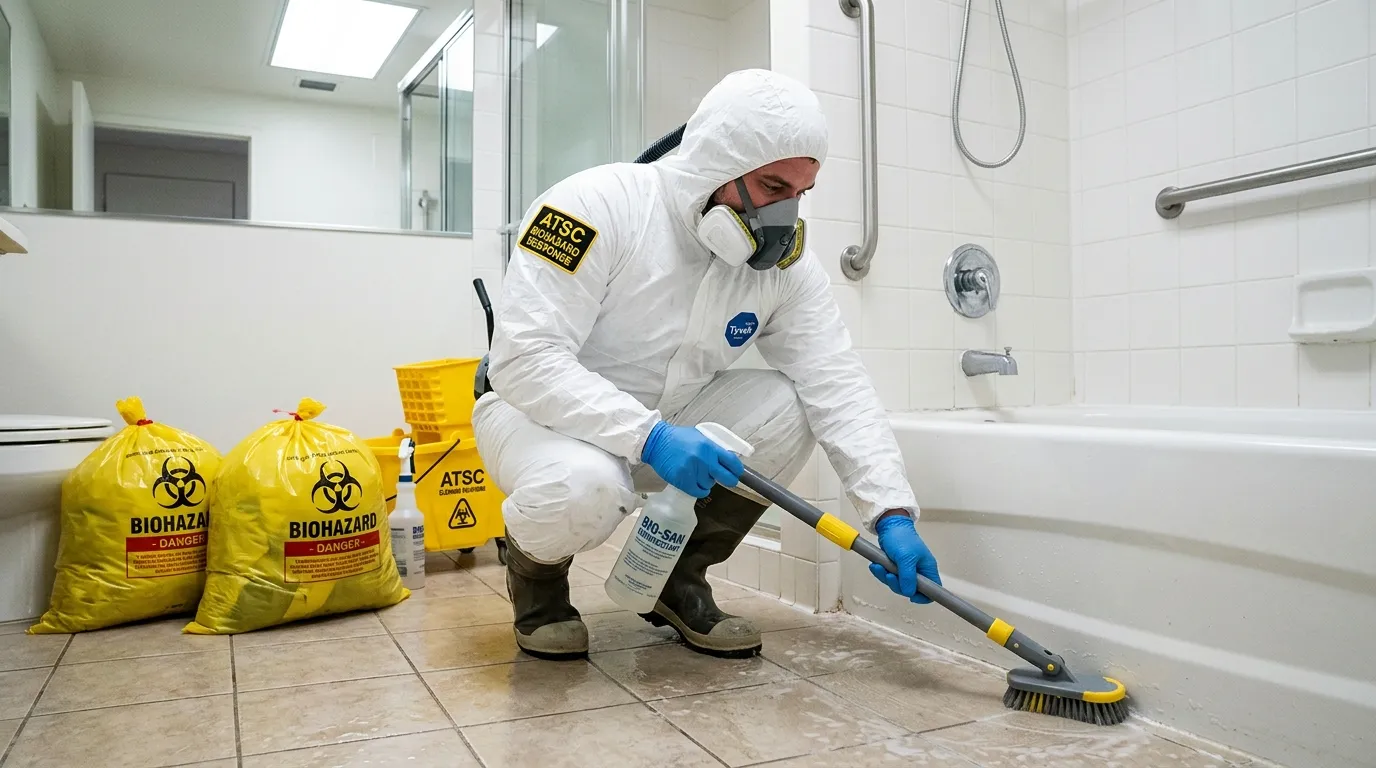 Decontamination equipment deployed for Blood Cleanup in Rochelle Park